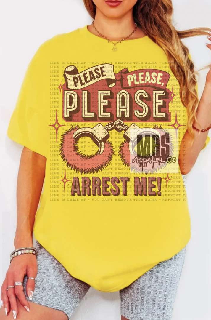 Please Please Arrest Me Sabrina Carpenter Tshirt Crewneck