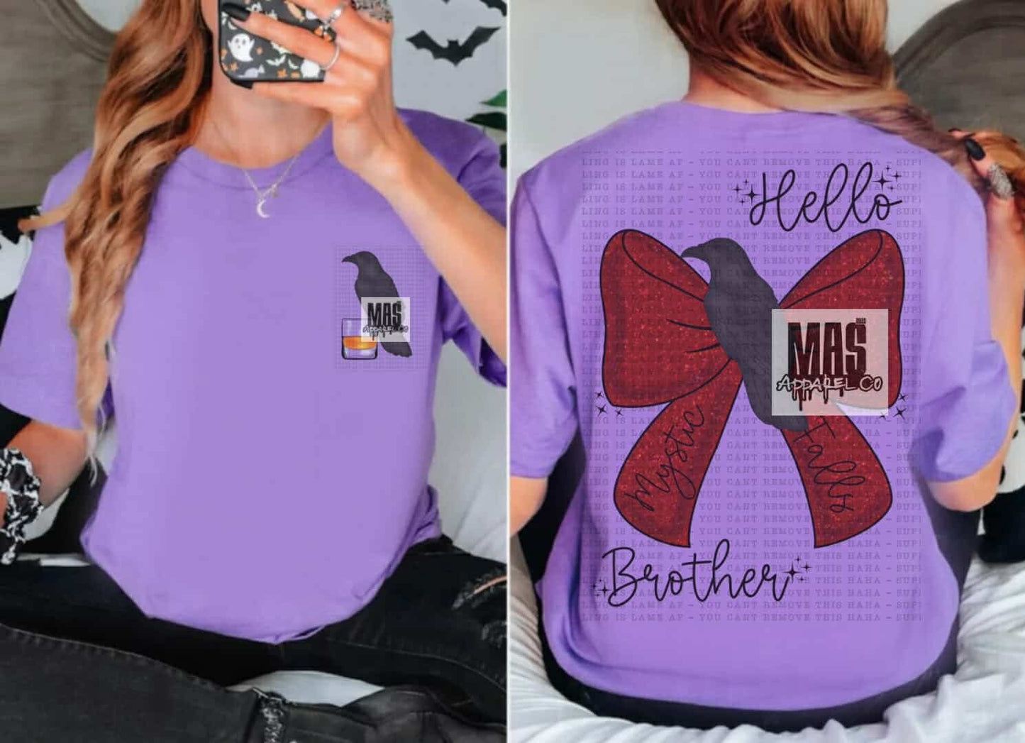 Hello Brother Bow TVD tee