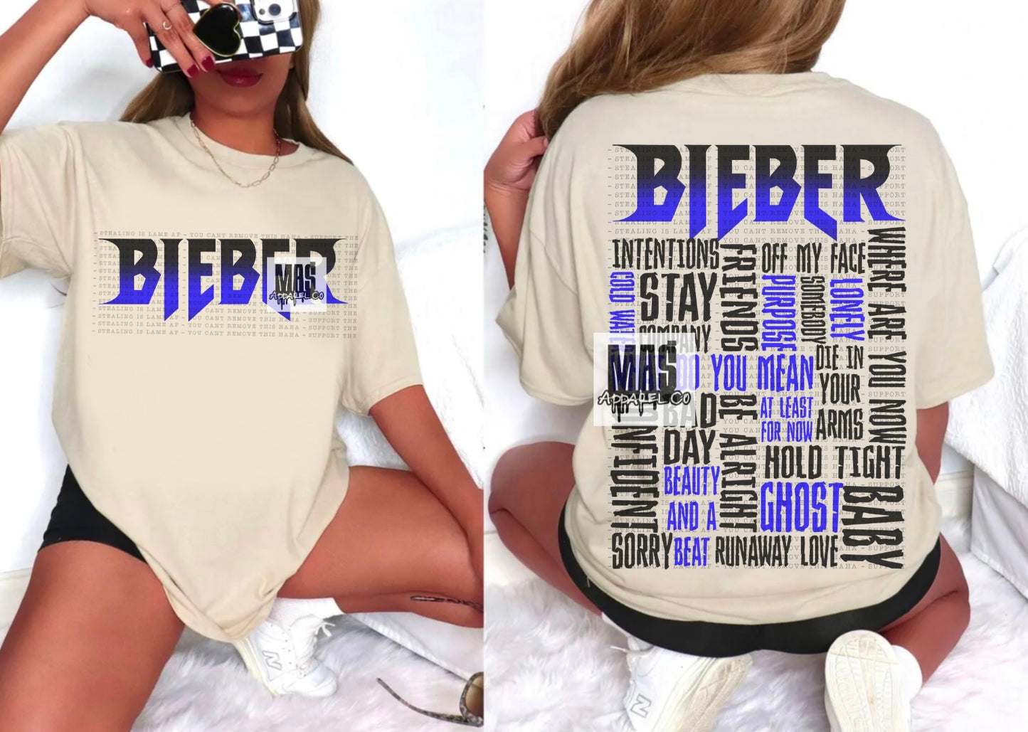 Bieber Song Title tee