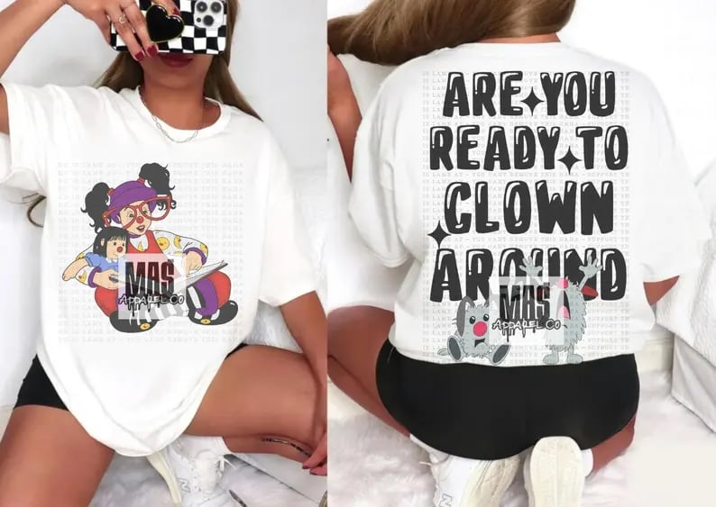 Clown Around Comfy Couch Shirt