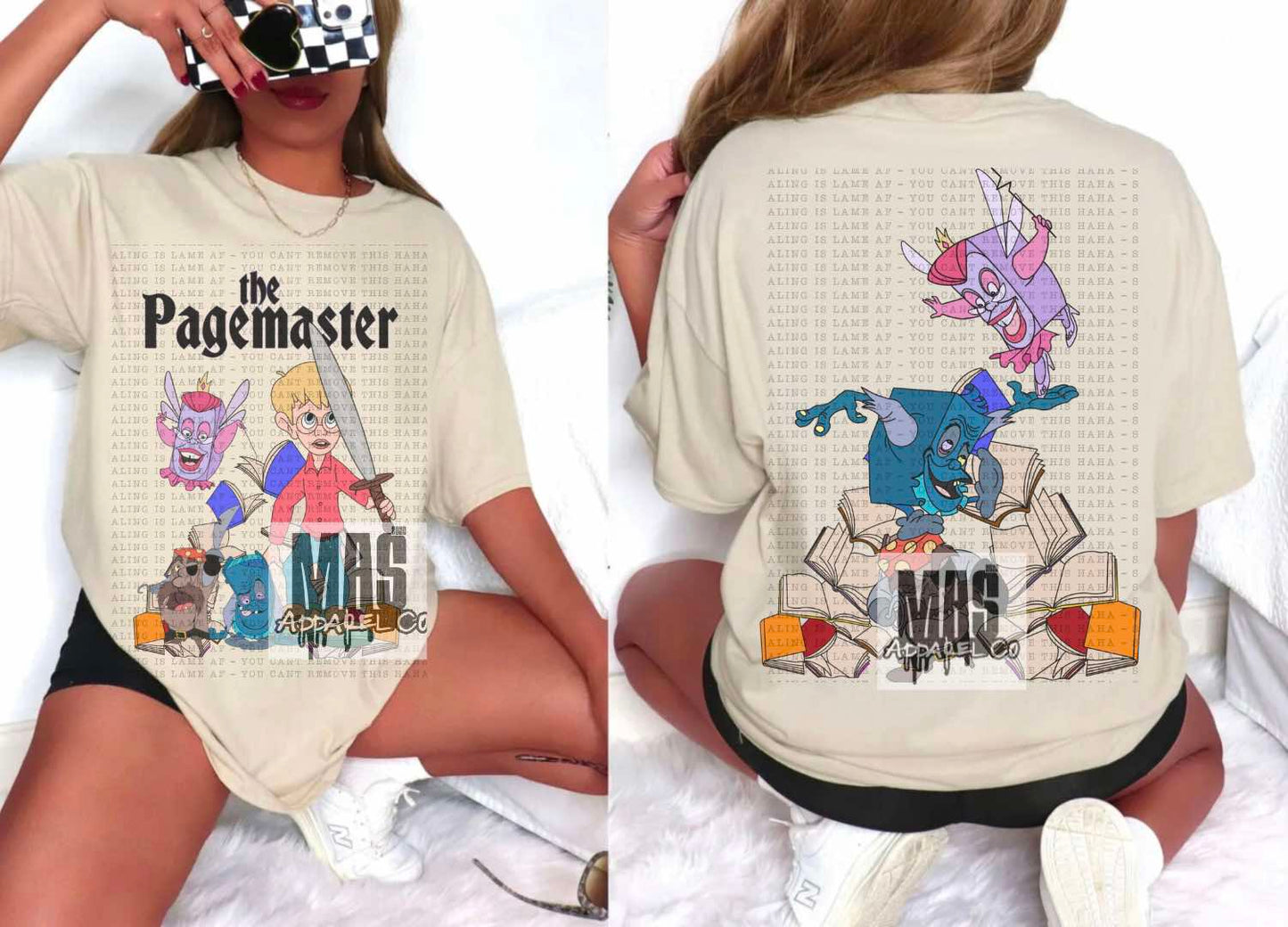 Pagemaster Nostalgic Movie Tee
