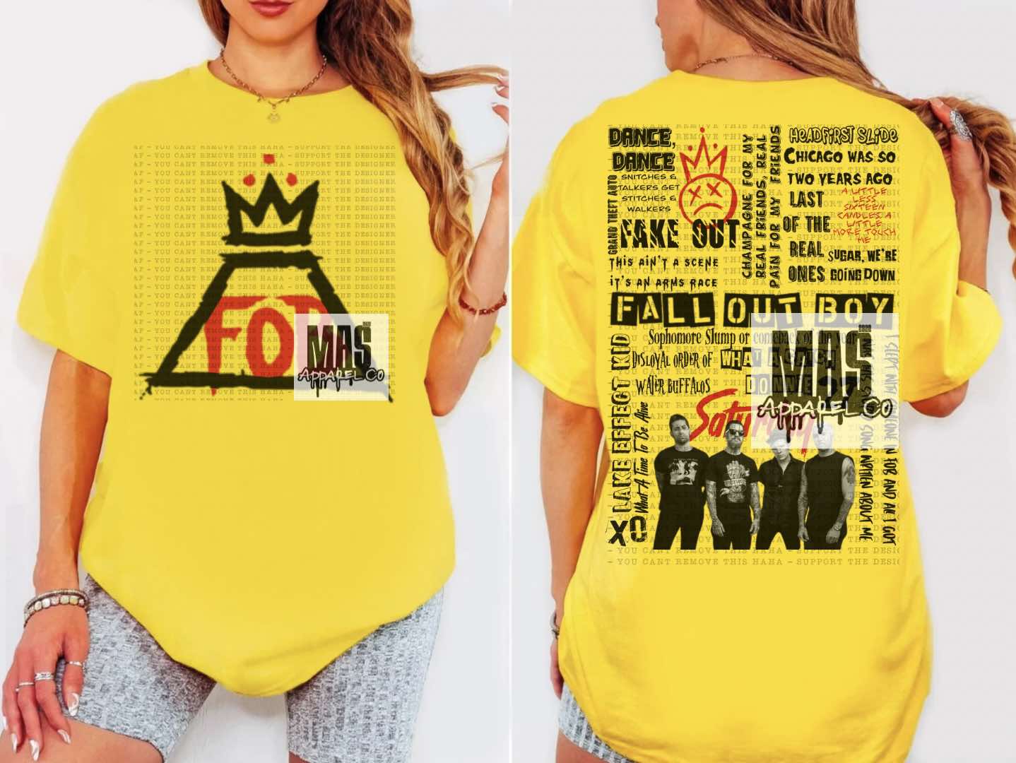 Fall Out Boy Music Tshirt Crewneck