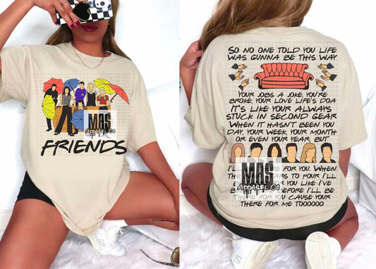 FRIENDS Theme Song Tshirt Crewneck