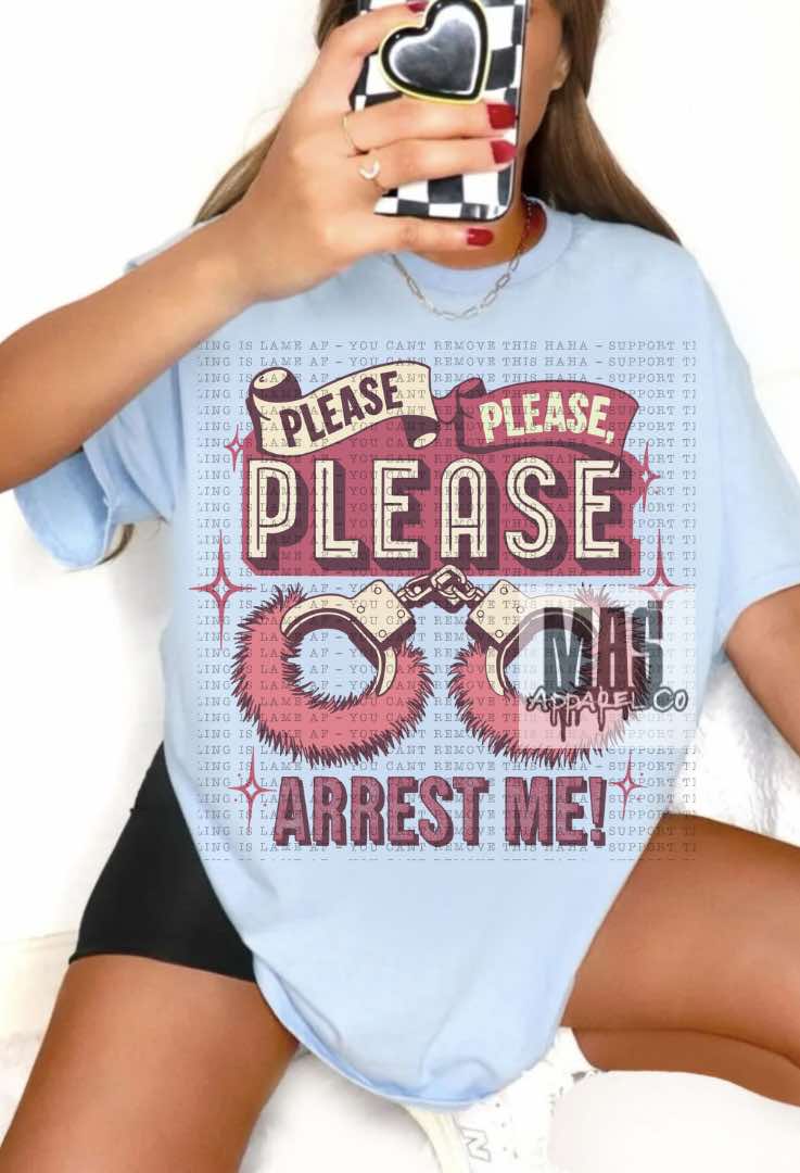 Please Please Arrest Me Sabrina Carpenter Tshirt Crewneck