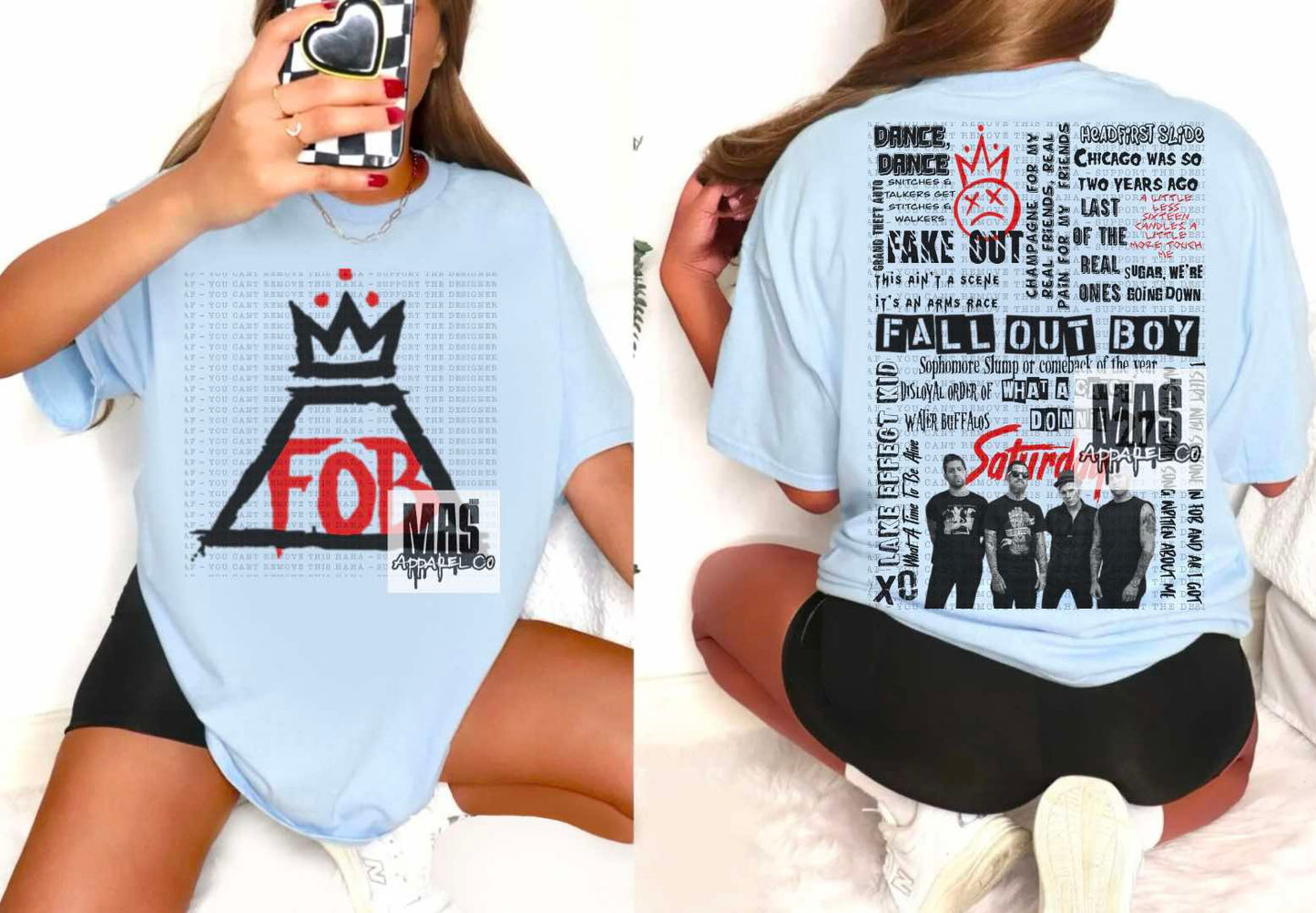 Fall Out Boy Music Tshirt Crewneck