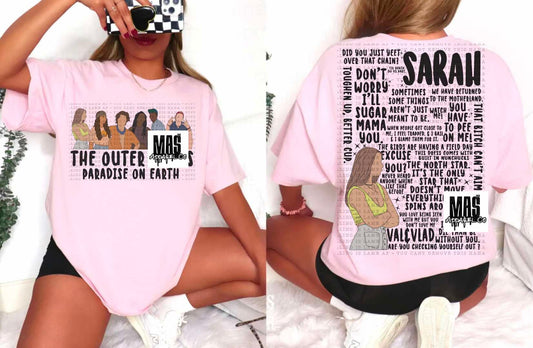 Outer Banks Sarah Cameron Quotes t-shirt crewneck