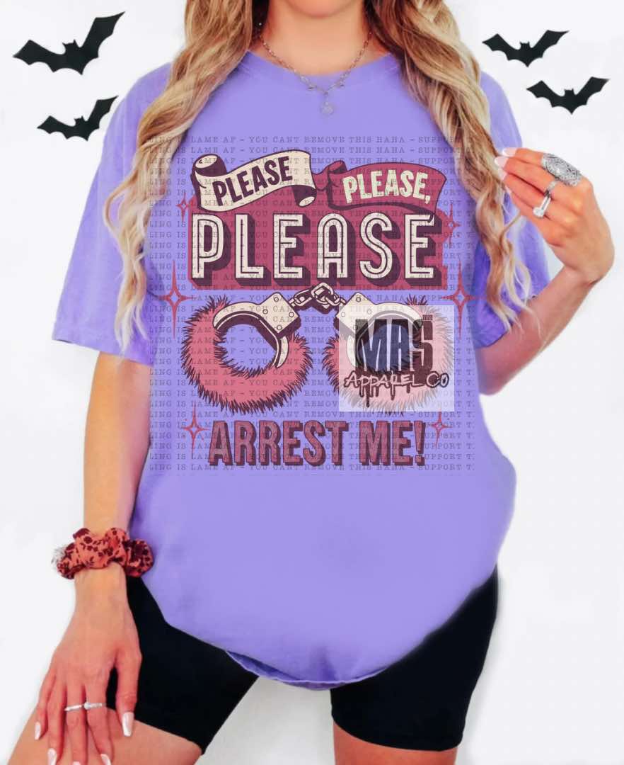 Please Please Arrest Me Sabrina Carpenter Tshirt Crewneck