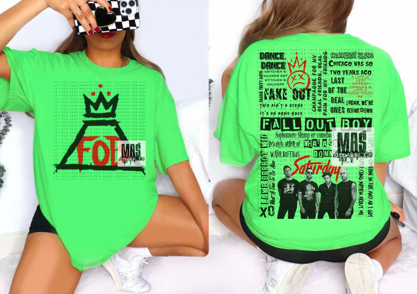Fall Out Boy Music Tshirt Crewneck