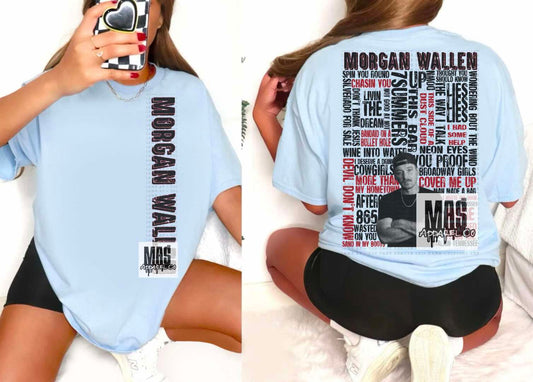 Morgan Wallen Song Shirt