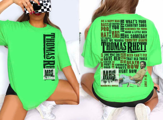 Thomas Rhett Country Music Tshirt Crewneck