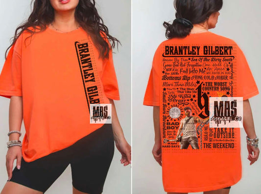 Brantley Gilbert Music Tshirt Crewneck