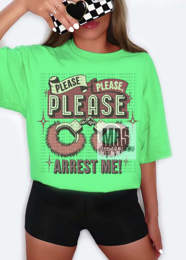 Please Please Arrest Me Sabrina Carpenter Tshirt Crewneck
