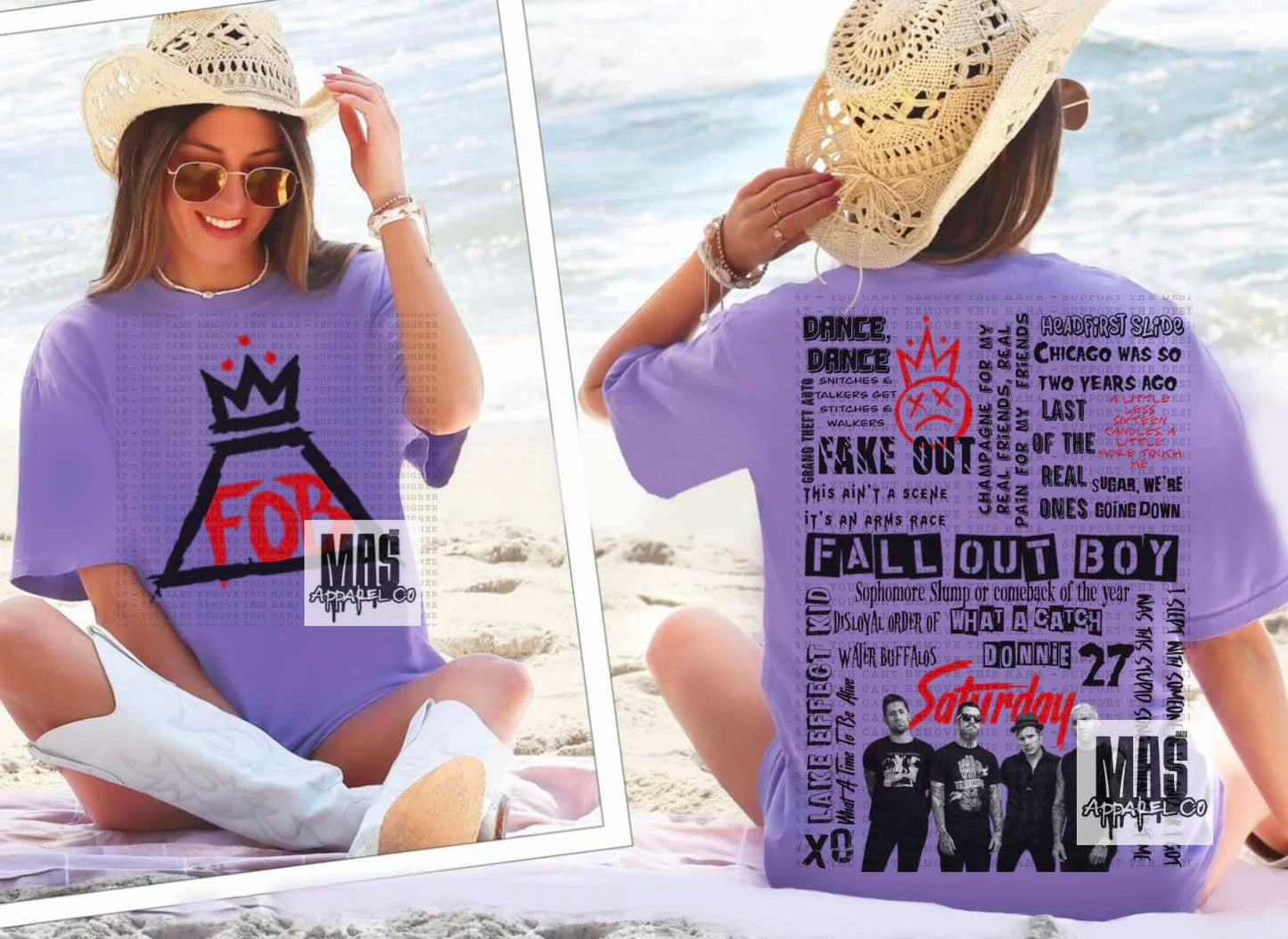 Fall Out Boy Music Tshirt Crewneck