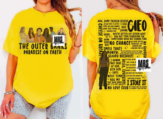 Outer Banks Cleo Quote t-shirt crewneck