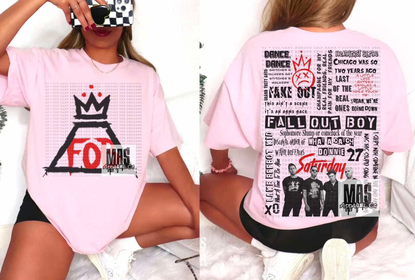 Fall Out Boy Music Tshirt Crewneck