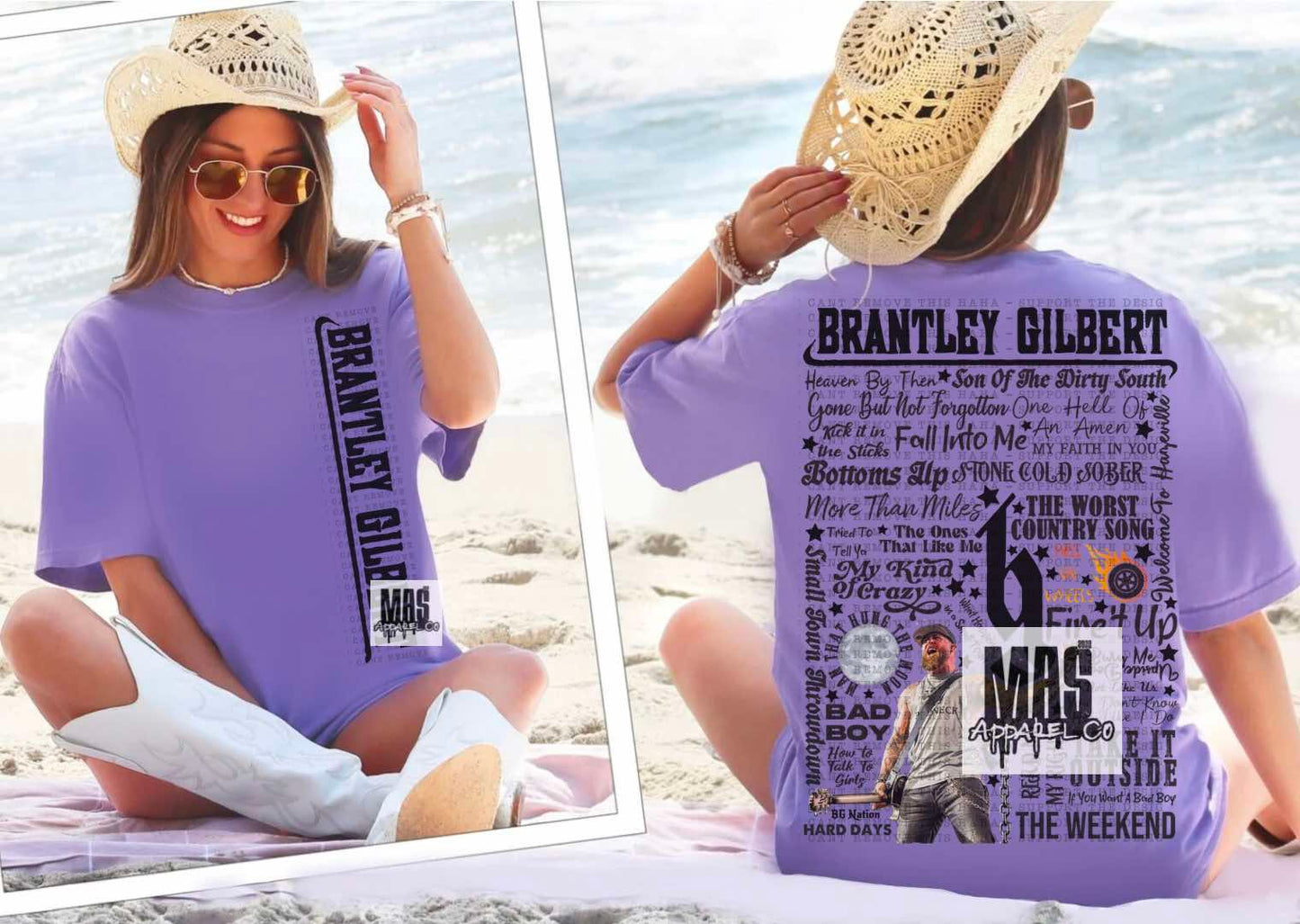 Brantley Gilbert Music Tshirt Crewneck