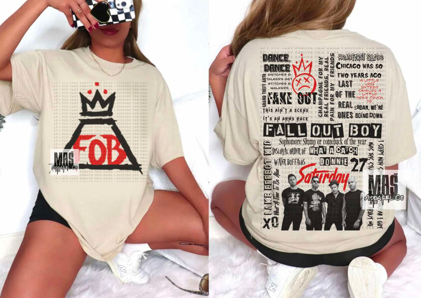 Fall Out Boy Music Tshirt Crewneck