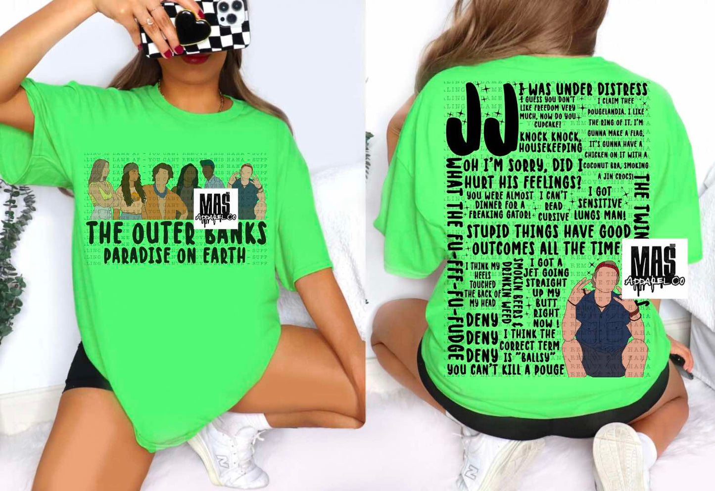 JJ Maybank Outer Banks Quote Tshirt