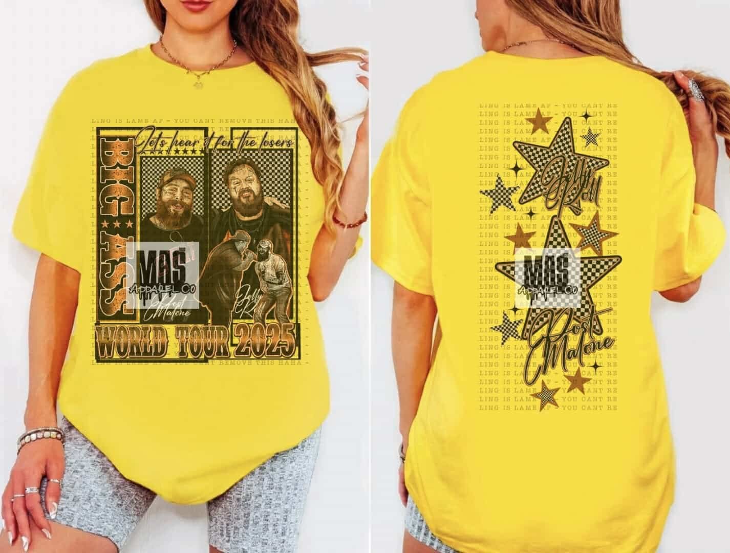Jellyroll Post Malone Concert Tee