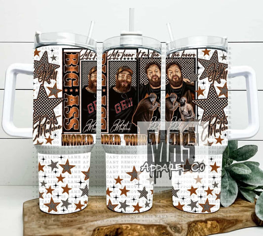 Jelly Roll Post Malone Tumbler
