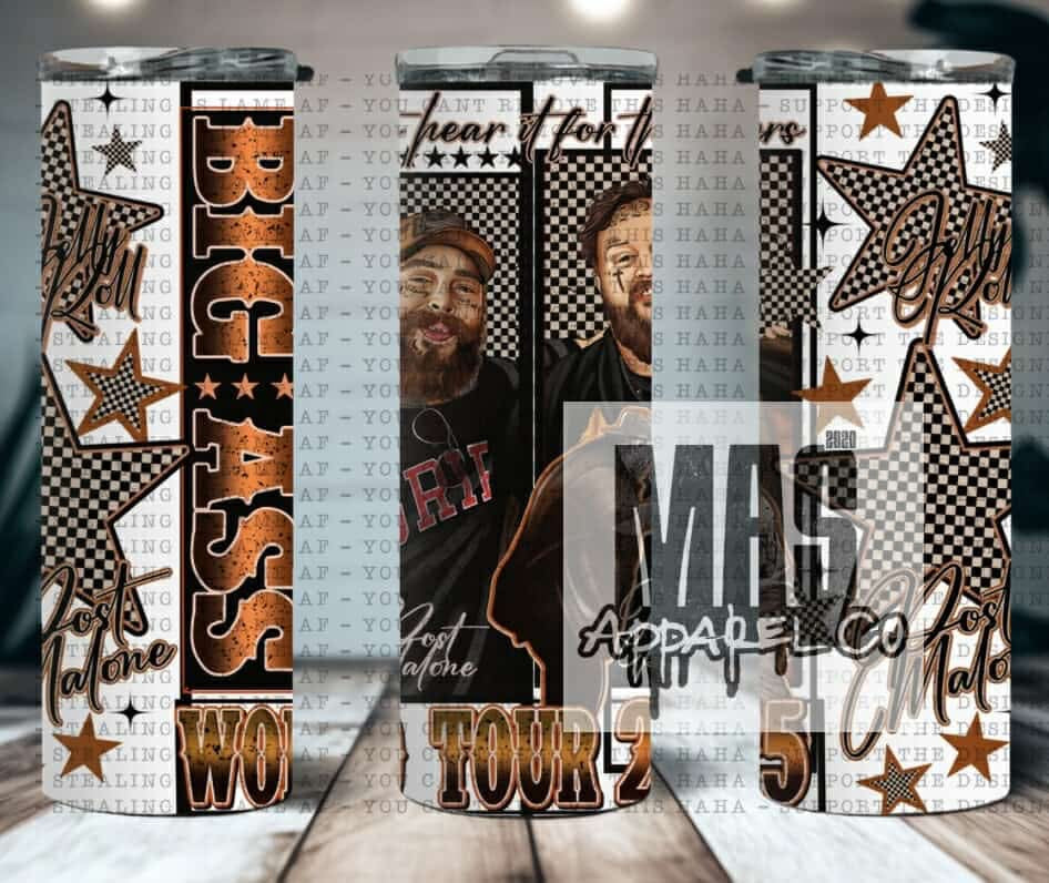 Jelly Roll Post Malone Tumbler