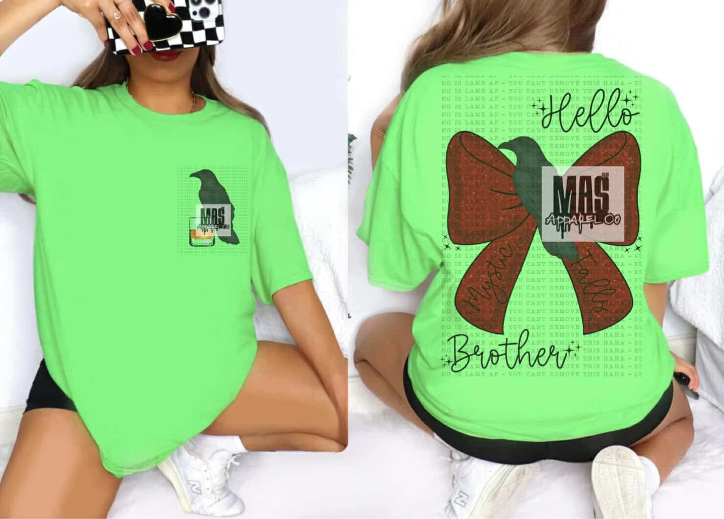 Hello Brother Bow TVD tee