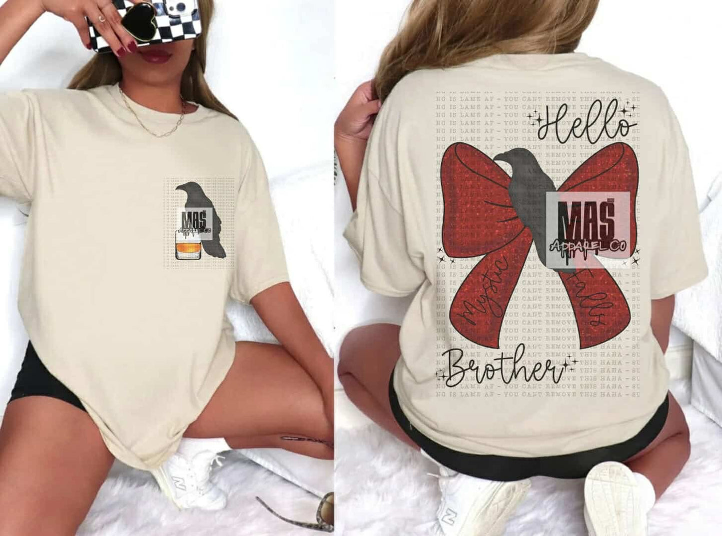 Hello Brother Bow TVD tee