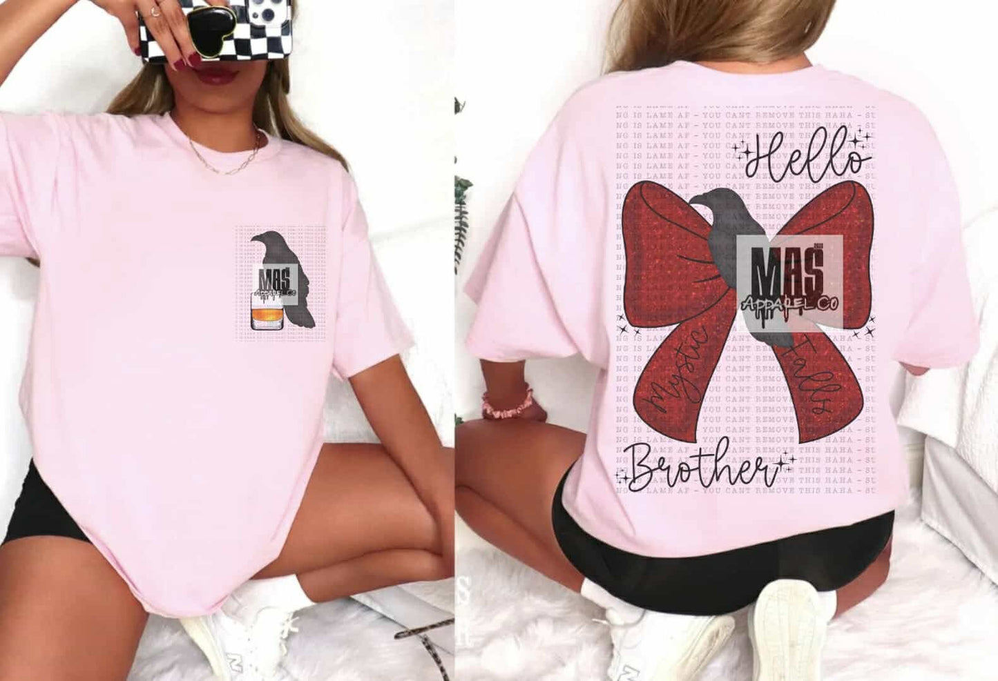 Hello Brother Bow TVD tee