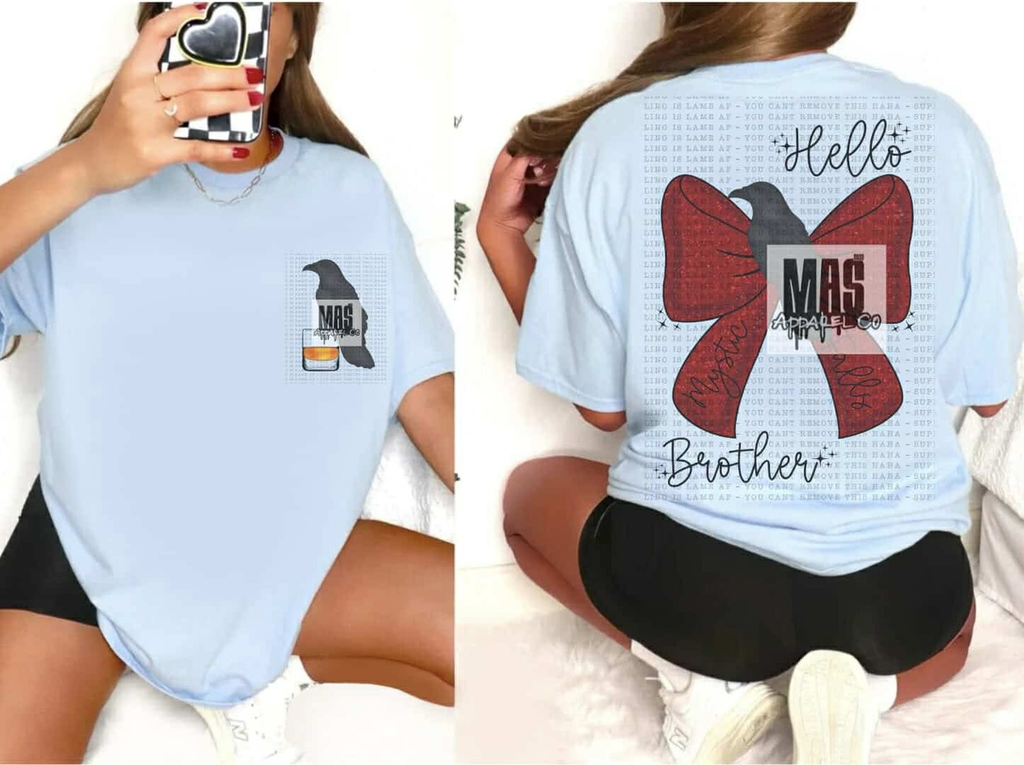 Hello Brother Bow TVD tee