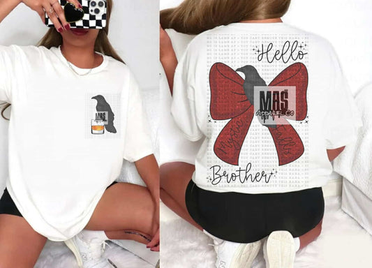 Hello Brother Bow TVD tee