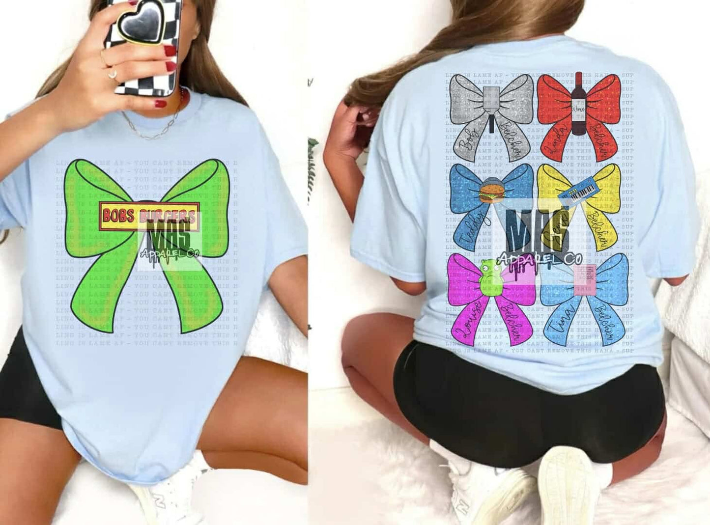 Bobs Burgers Character Bow Tee