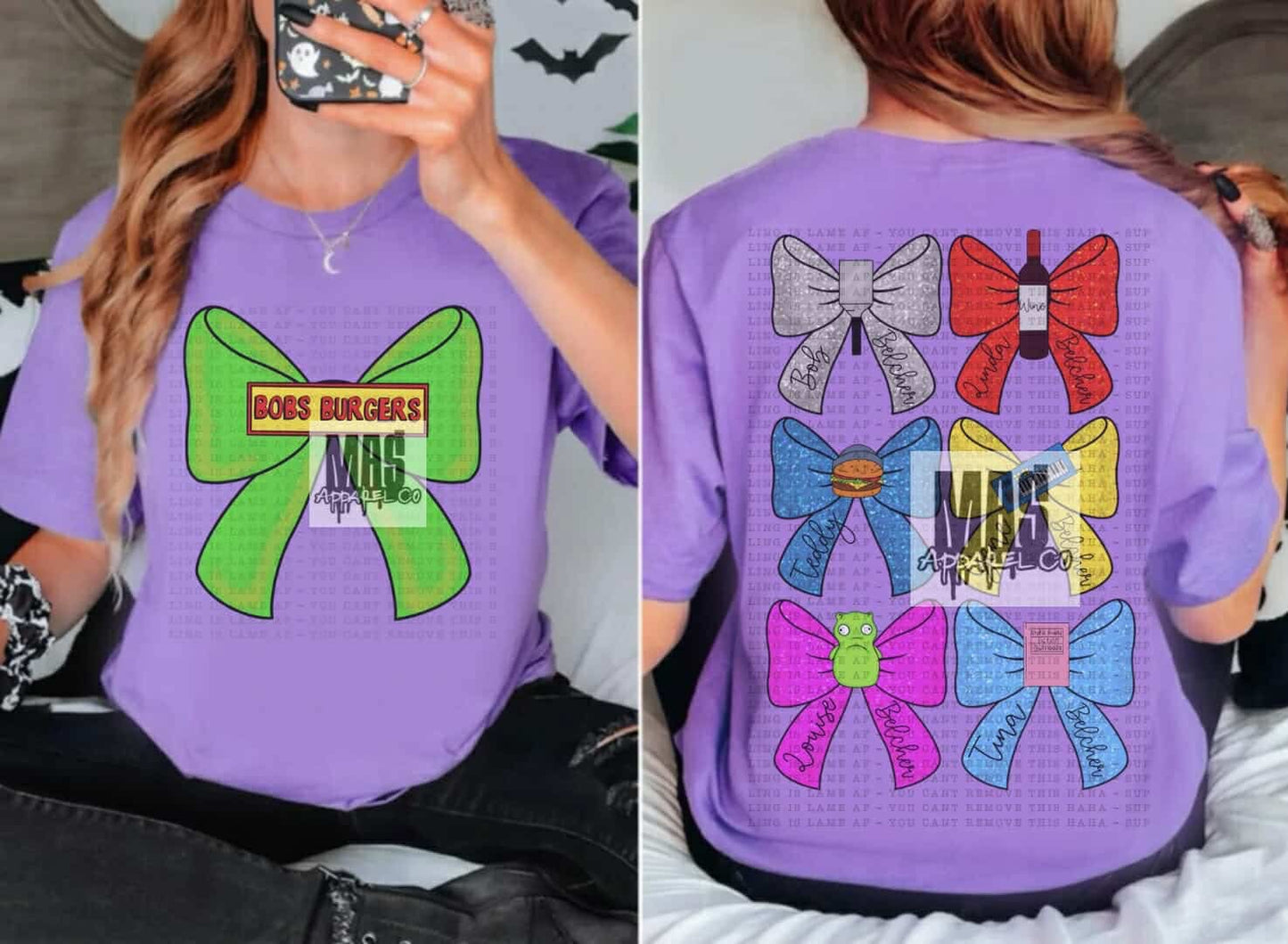 Bobs Burgers Character Bow Tee