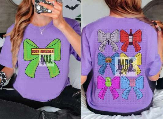 Bobs Burgers Character Bow Tee