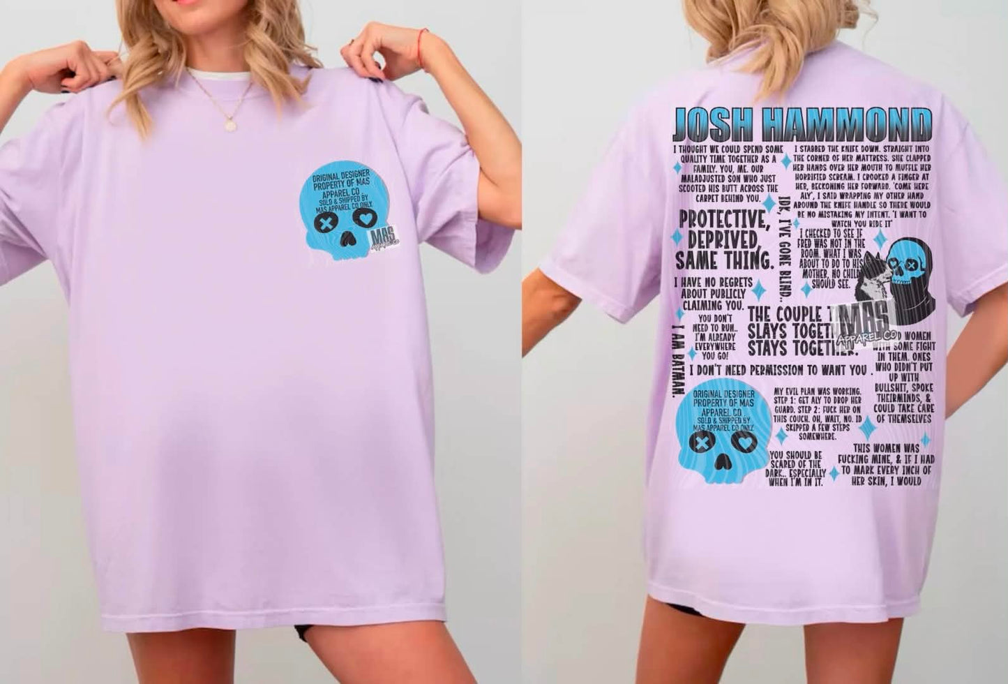 Josh Hammond Lights Out quote Graphic tshirt