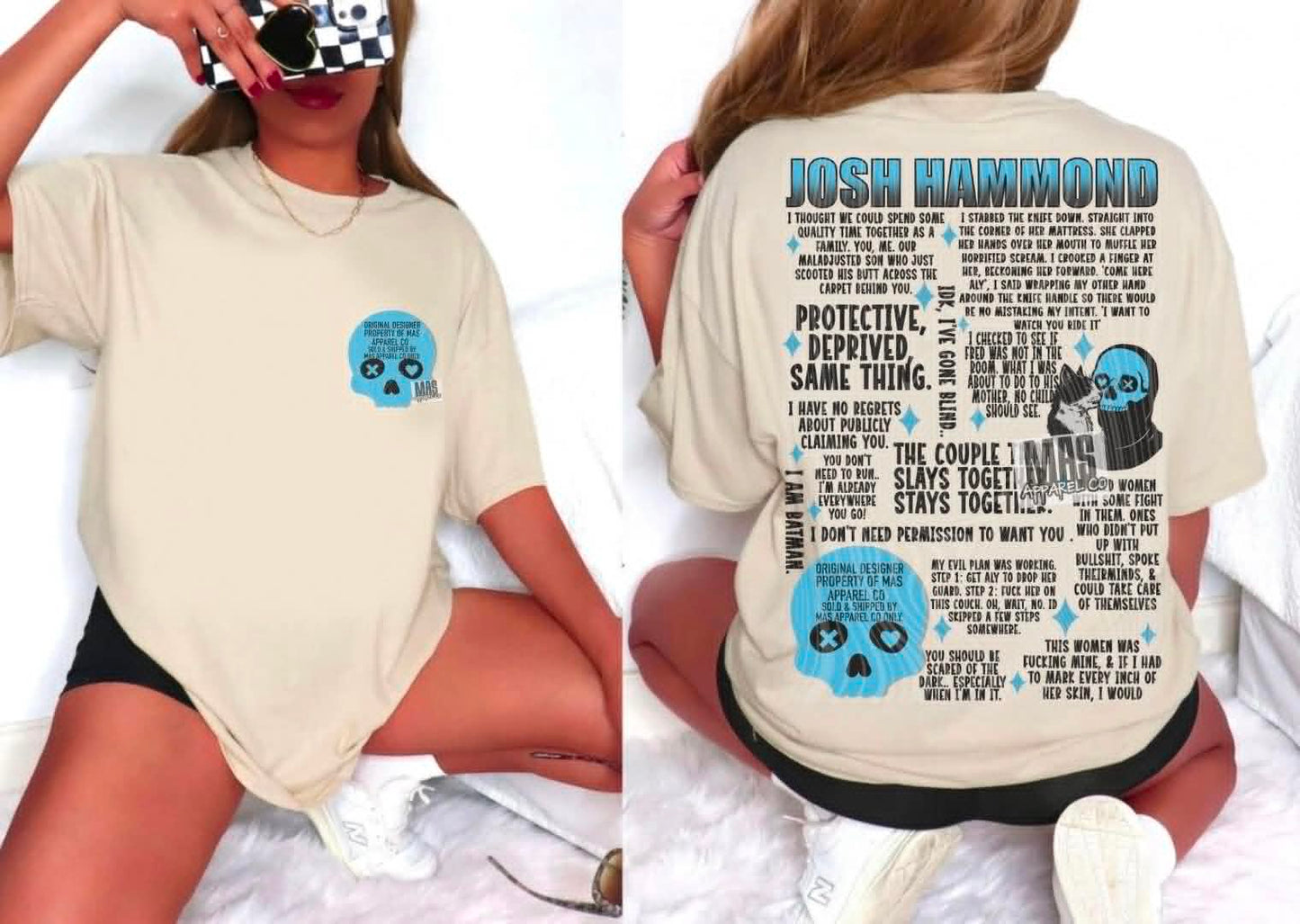 Josh Hammond Lights Out quote Graphic tshirt