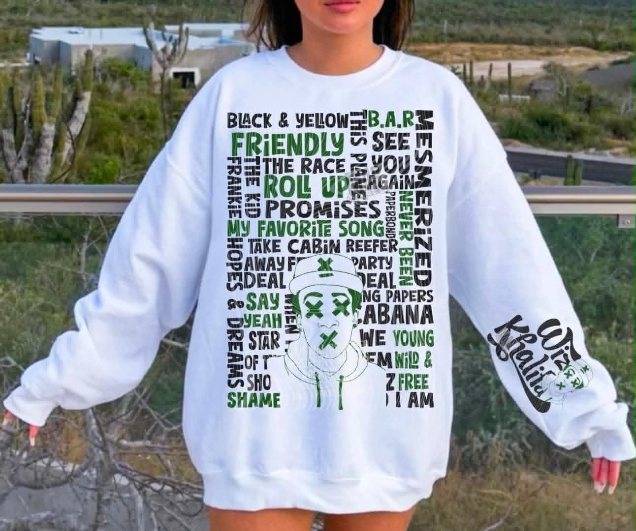 Wiz Khalifa Song title concert Tee