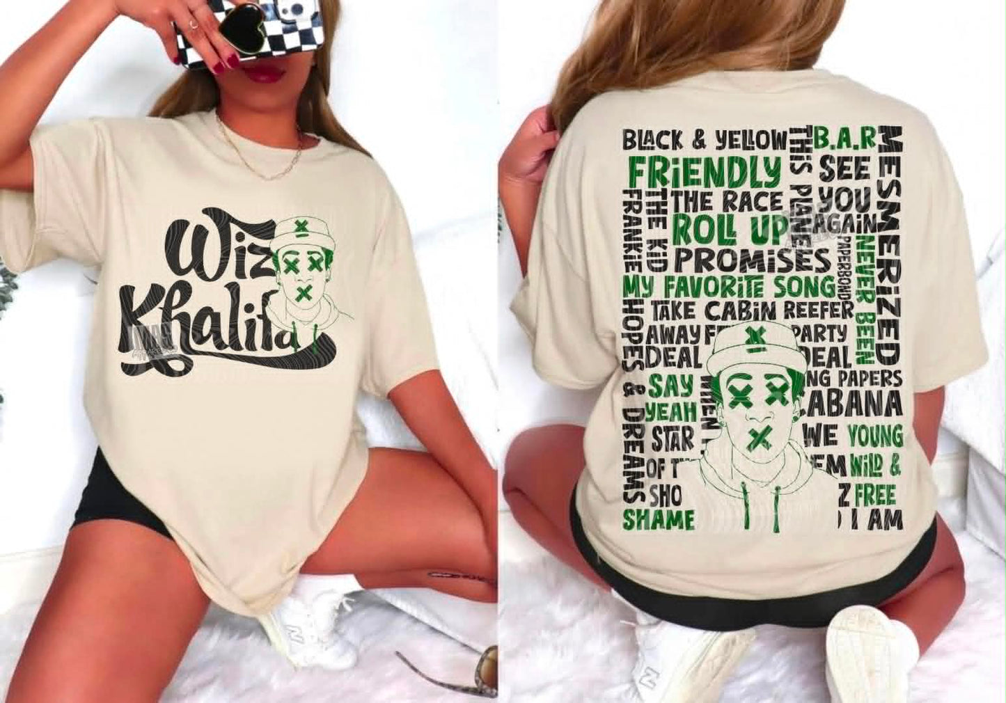 Wiz Khalifa Song title concert Tee