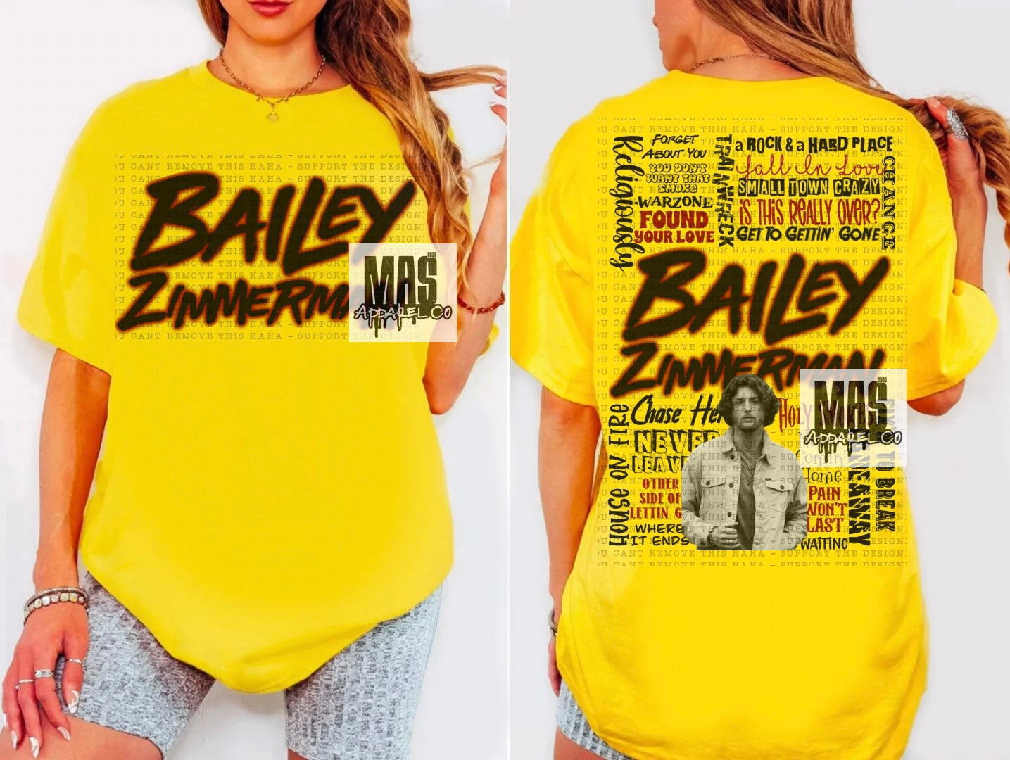 Bailey Zimmerman Song Title Tshirt