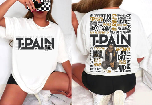 Tpain Song Title Tshirt Crewneck