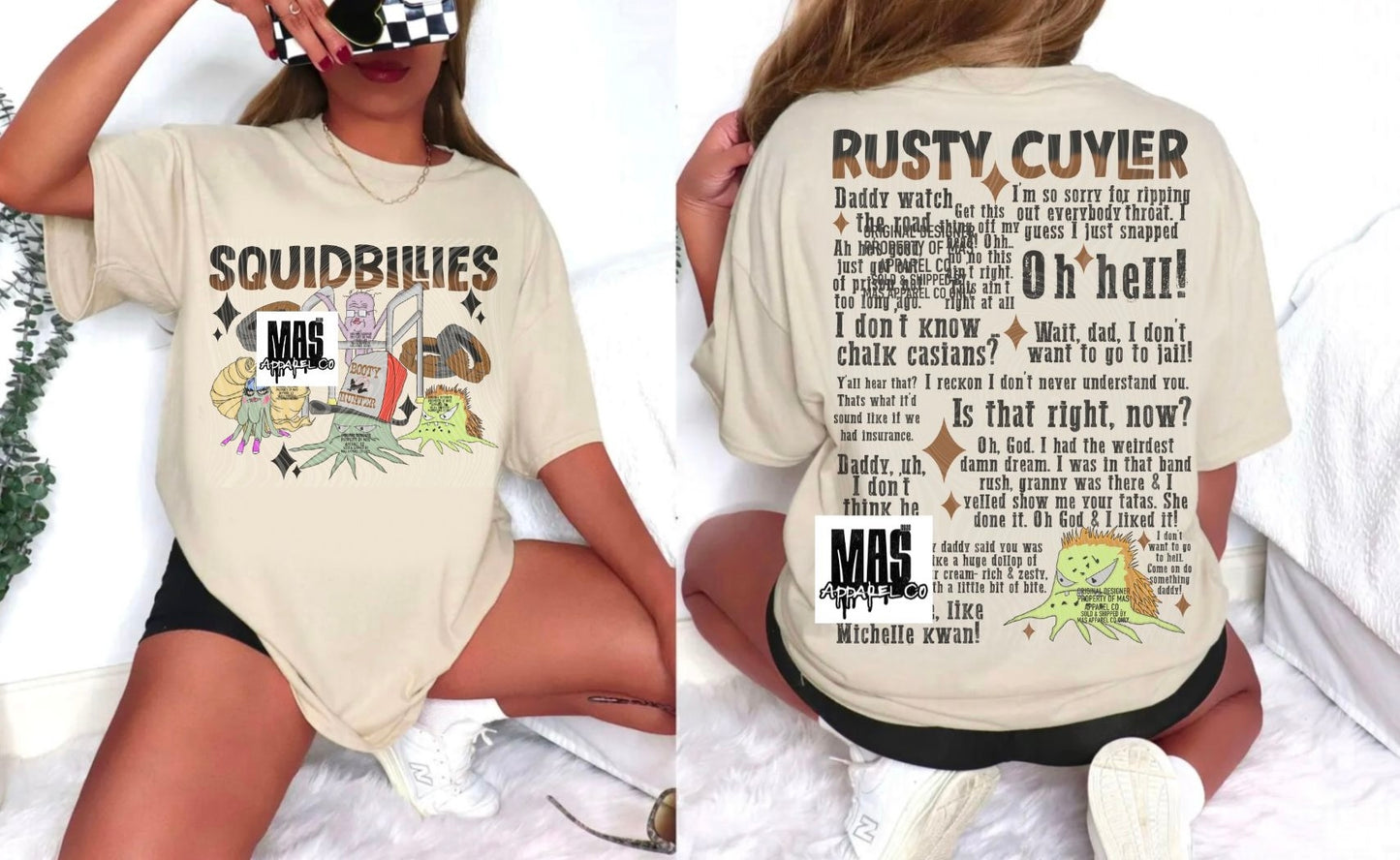 Rusty Cuyler Squidbillies Quote graphic tee