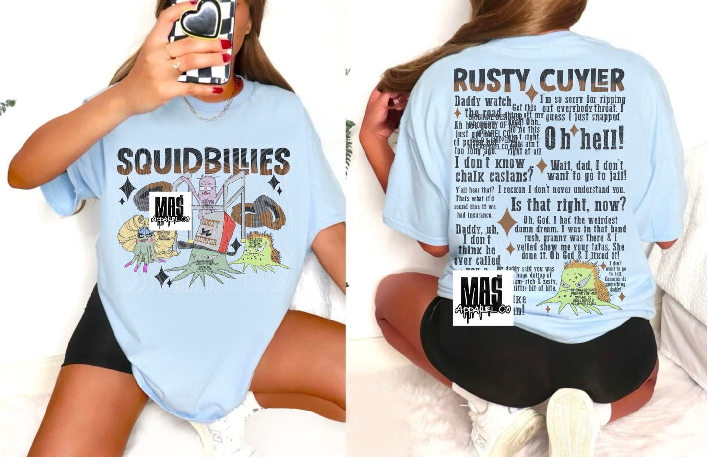 Rusty Cuyler Squidbillies Quote graphic tee