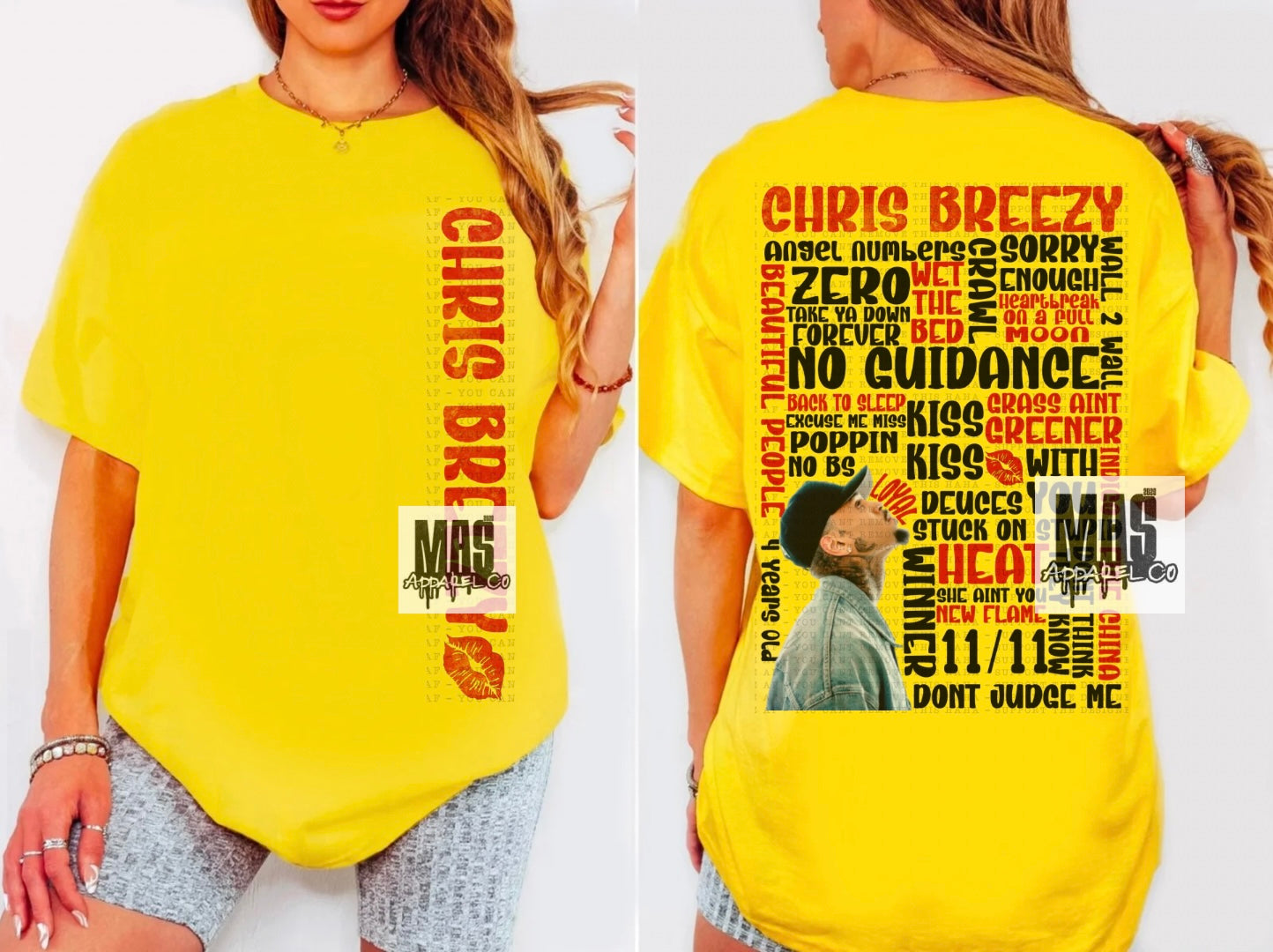 Chris Brown Song title Tee