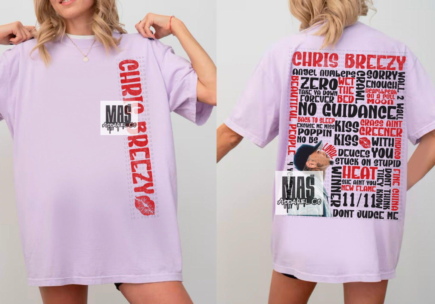 Chris Brown Song title Tee