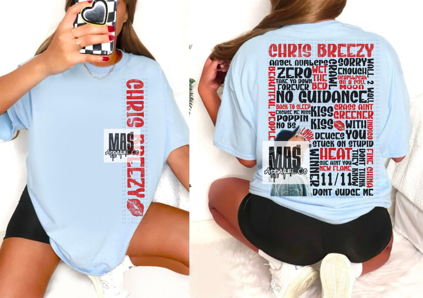 Chris Brown Song title Tee