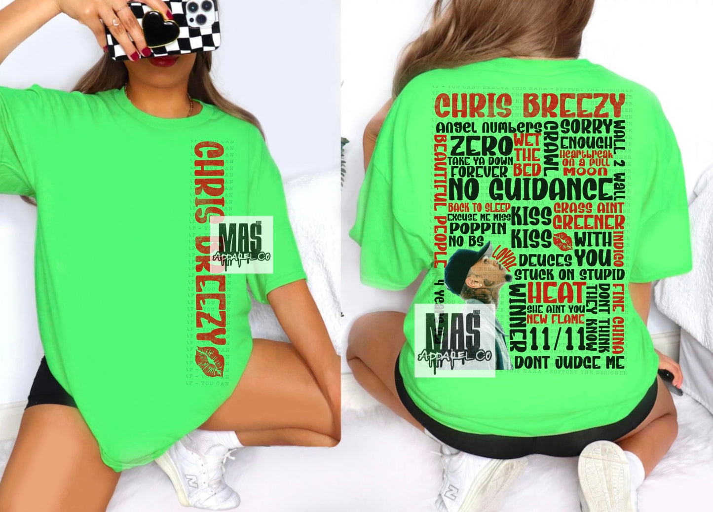 Chris Brown Song title Tee