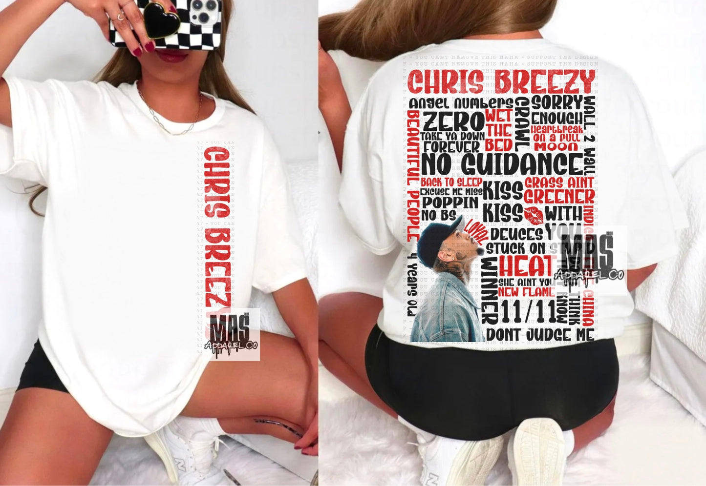Chris Brown Song title Tee