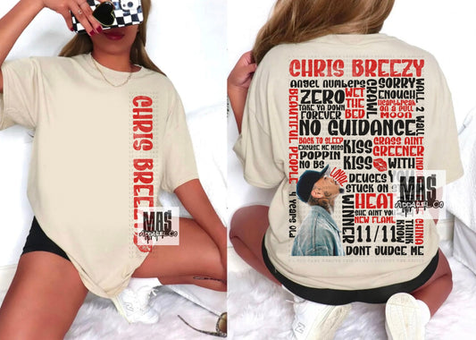 Chris Brown Song title Tee