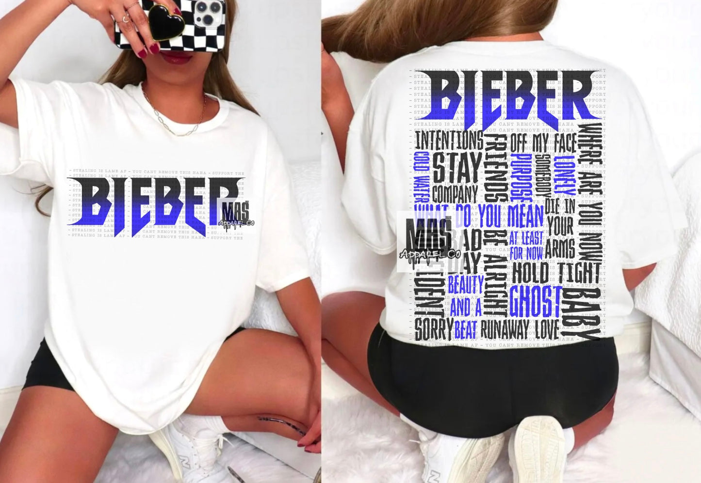 Bieber Song Title tee