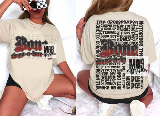 Bone Thugs N Harmony Concert Song Shirt