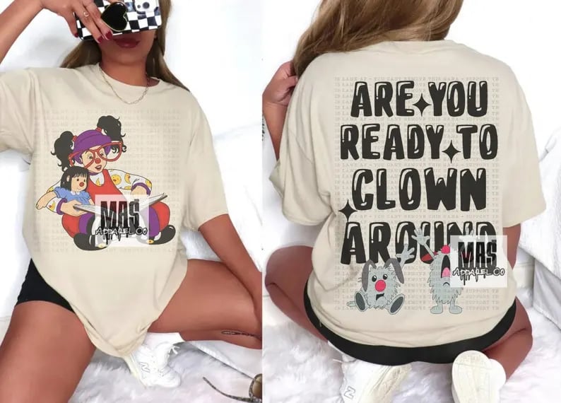 Clown Around Comfy Couch Shirt